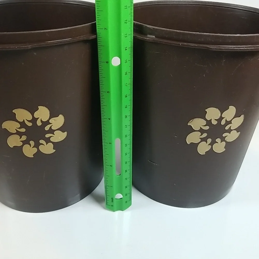 Vintage Tupperware Nesting Canister Set Brown See Of 4 No Lids